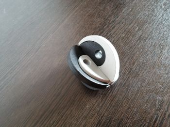 imagem do arquivo vetor para download Quebra Cabeça Yin e Yang Cortado a Laser 8mm Compe