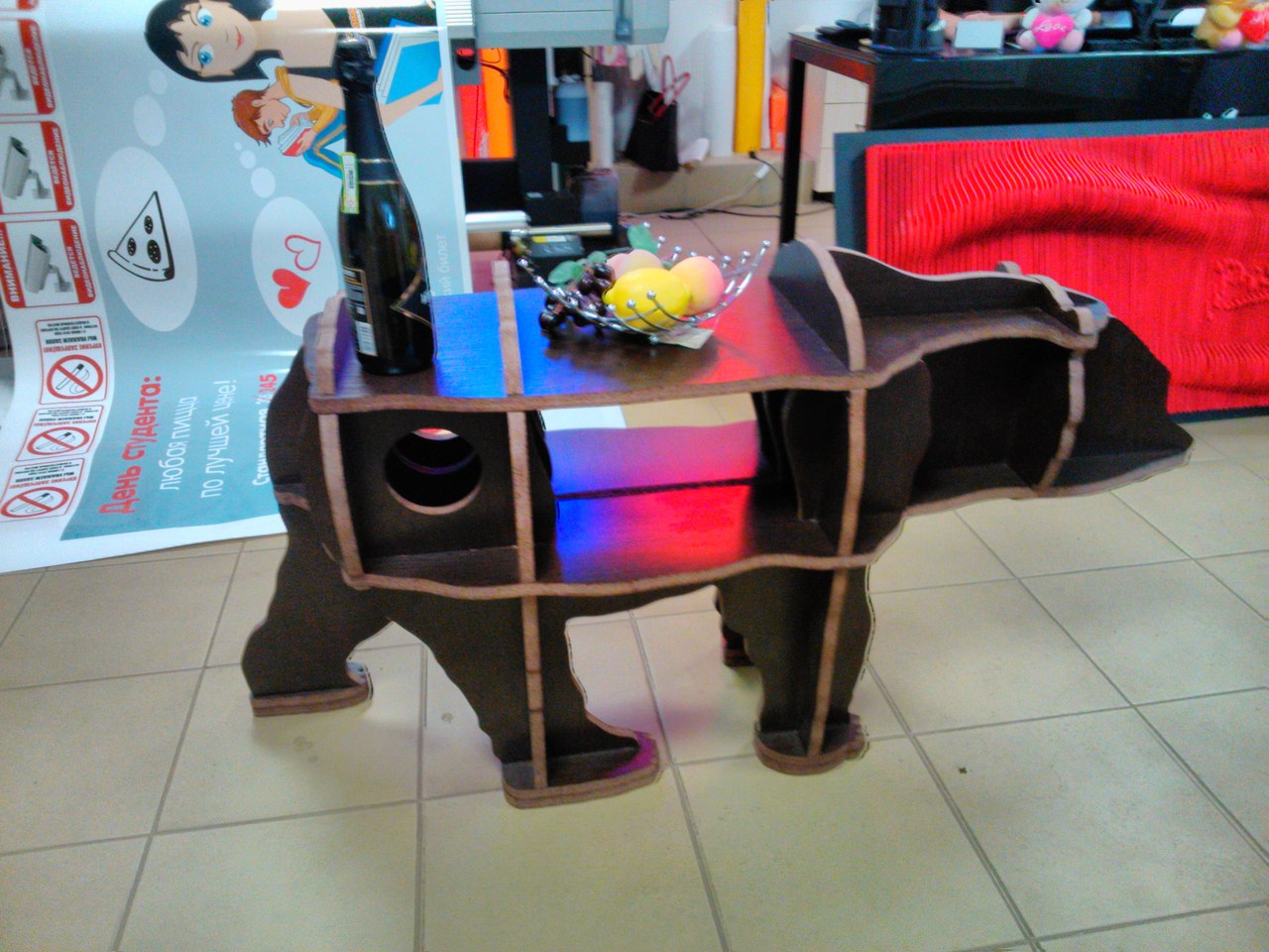 imagem do arquivo vetor para download Rack urso