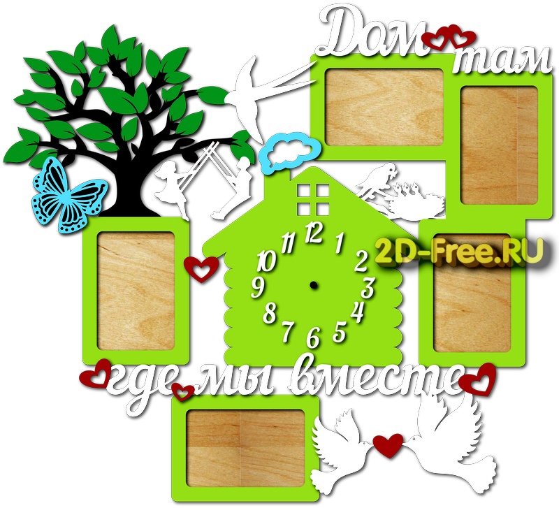 imagem do arquivo vetor para download Relógio com molduras