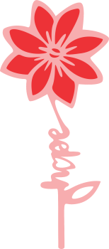 imagem do arquivo vetor para download Flor decorativa para presentear nos dia das mães