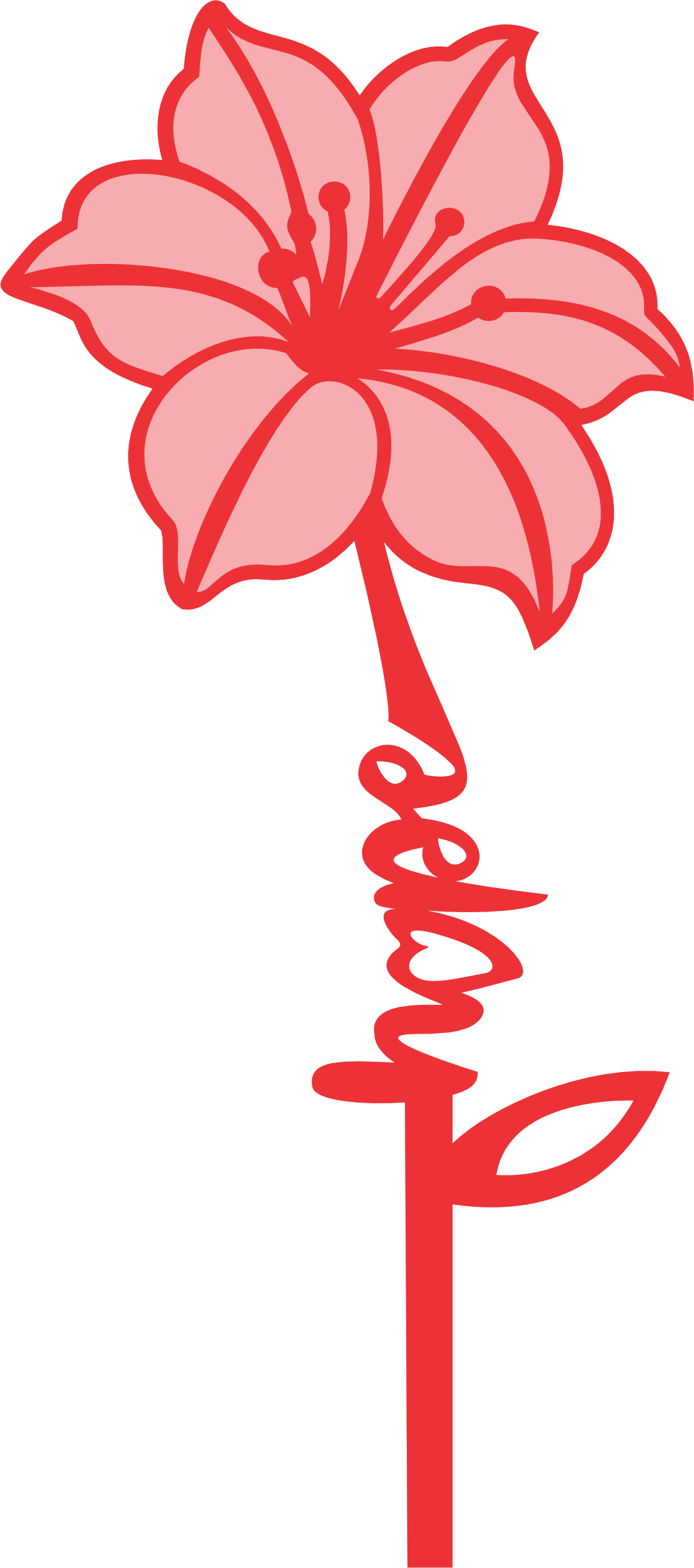 imagem do arquivo vetor para download Flor decorativa para presentear nos dia das mães
