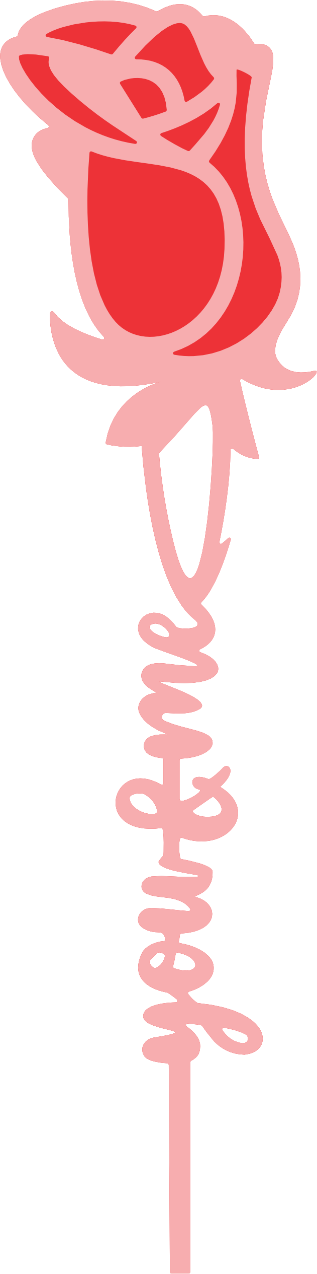 imagem do arquivo vetor para download Rosa decorativa para presentear nos dia das mães