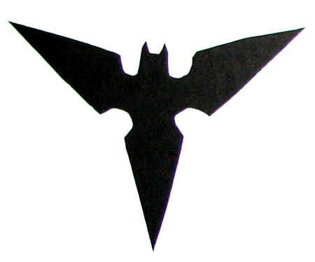 imagem do arquivo vetor para download Shuriken Batman