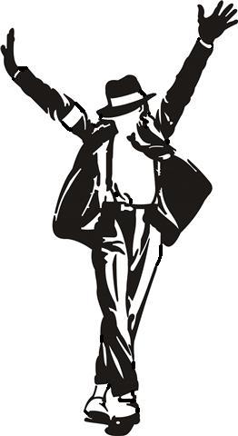 imagem do arquivo vetor para download Silhueta do Michael Jackson