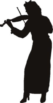 imagem do arquivo vetor para download Silluetta Violonista