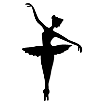 imagem do arquivo vetor para download Siluetta Bailarina Figura 4