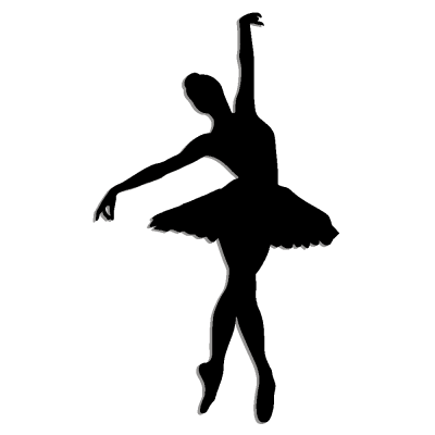 imagem do arquivo vetor para download Siluetta Bailarina Figura 5
