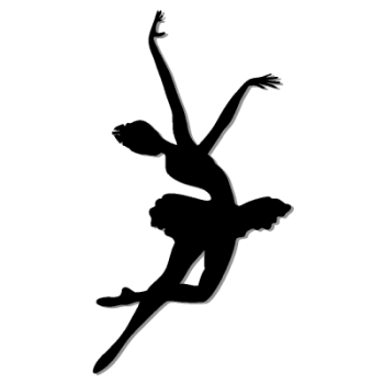 imagem do arquivo vetor para download Siluetta Bailarina Figura 6