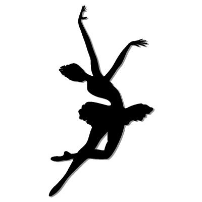 imagem do arquivo vetor para download Siluetta Bailarina Figura 6