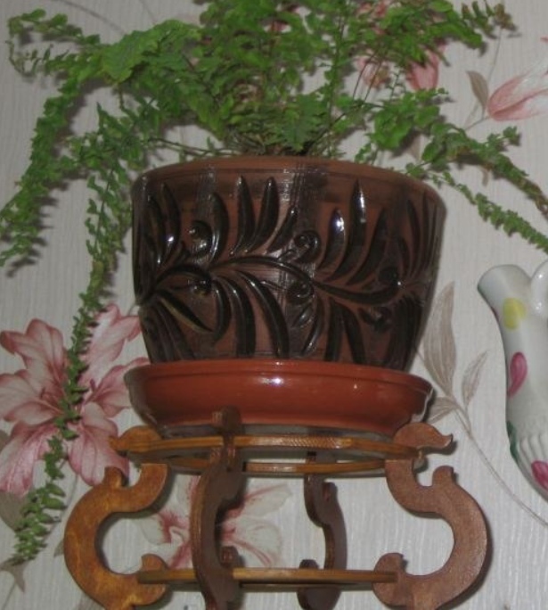 imagem do arquivo vetor para download Suporte de Vaso de Flor Decorativo para Plantas
