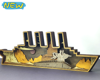 imagem do arquivo vetor para download Titanic em Camadas Decorativo