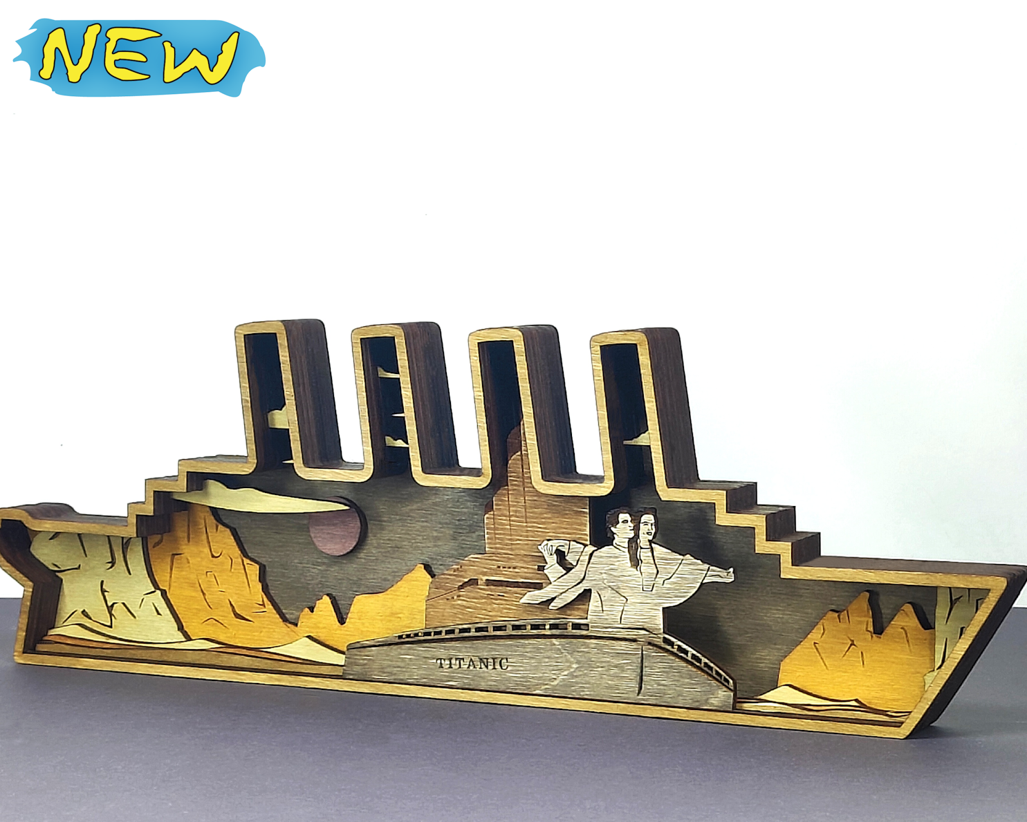 imagem do arquivo vetor para download Titanic em Camadas Decorativo