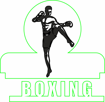 imagem do arquivo vetor para download Troféu Esportivo Boxe
