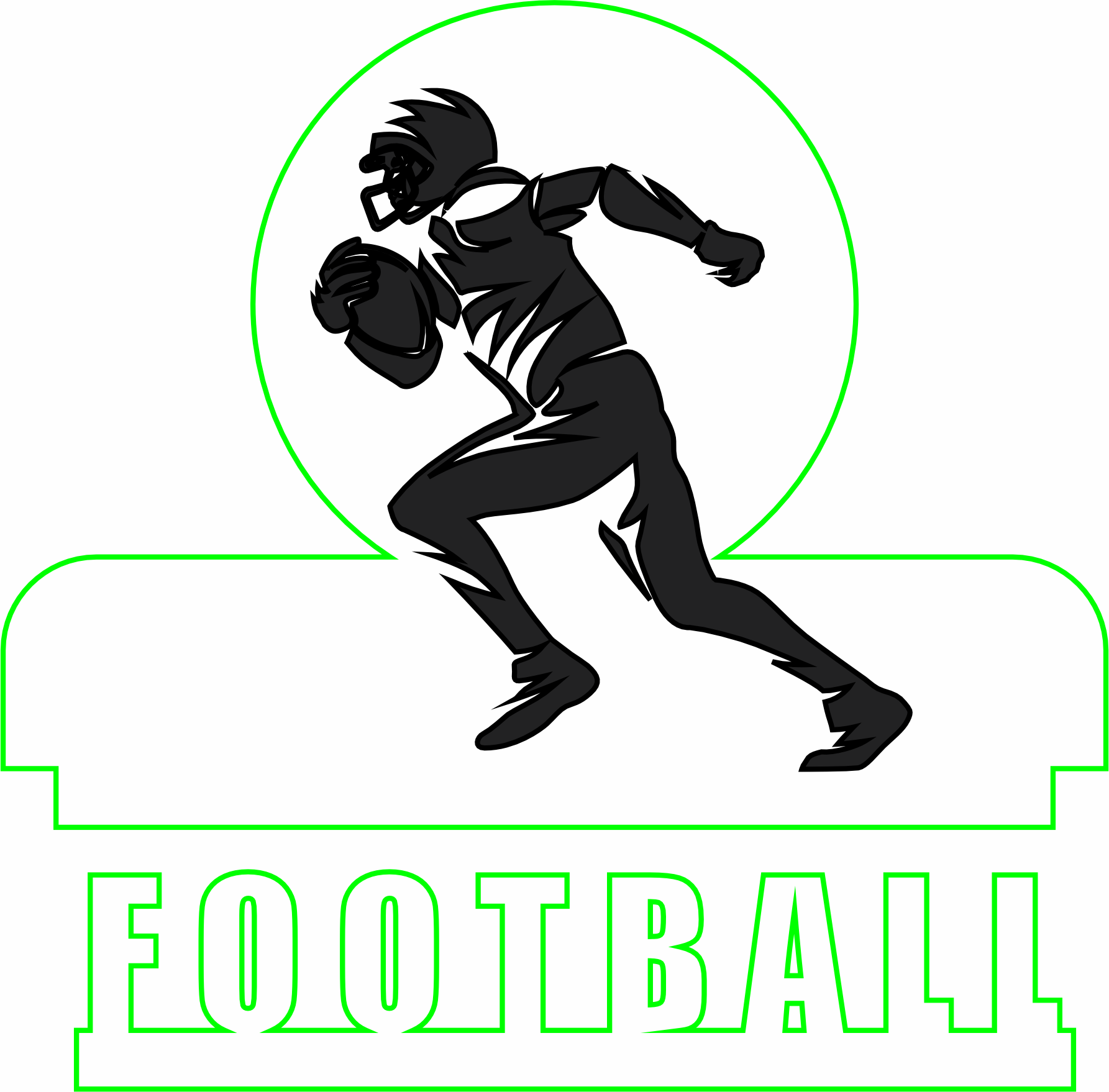 imagem do arquivo vetor para download Troféu Esportivo Futebol Americano