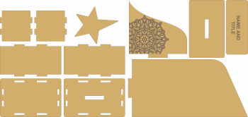 imagem do arquivo vetor para download Troféu Estrela de Destaque