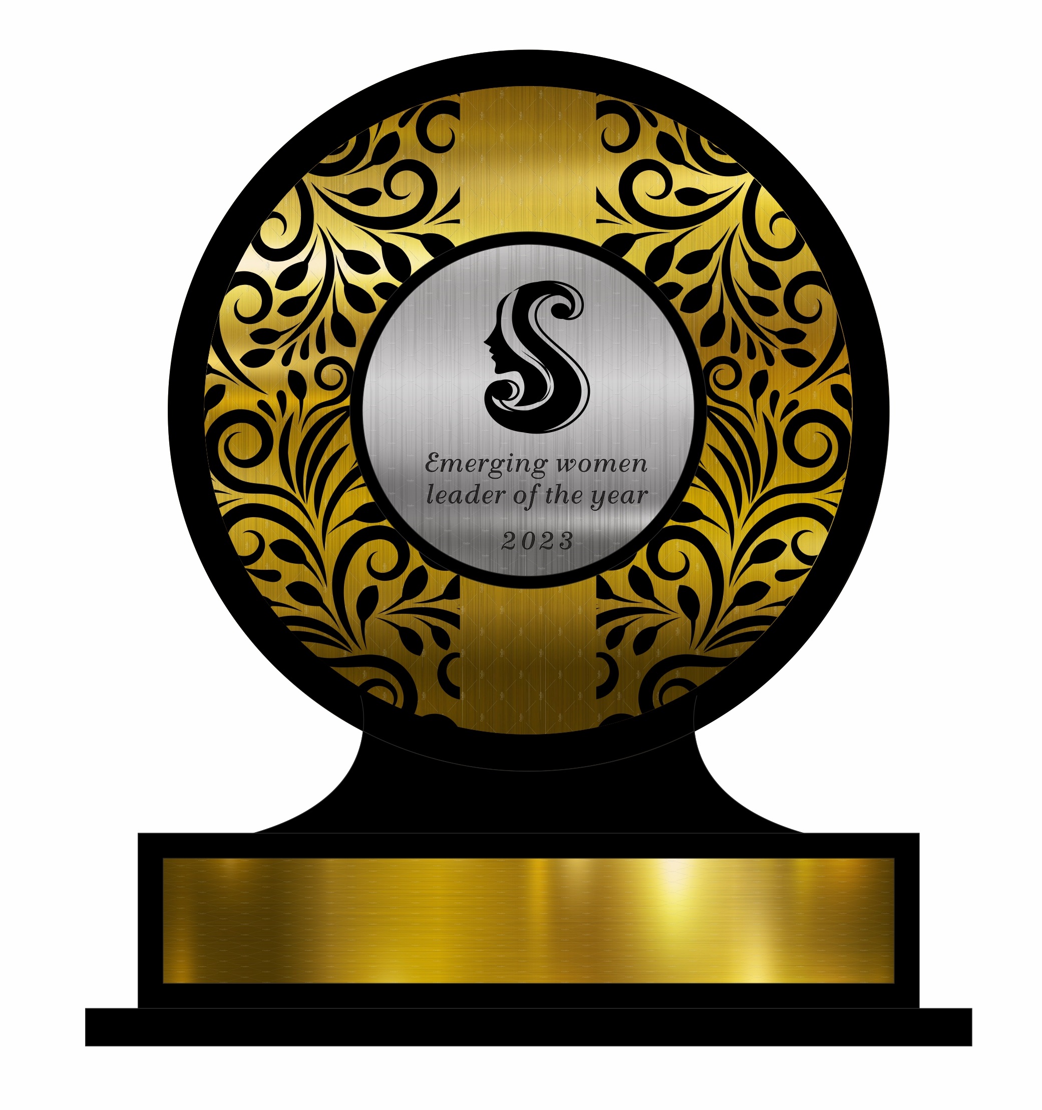 imagem do arquivo vetor para download Troféu Líder Emergente 2023