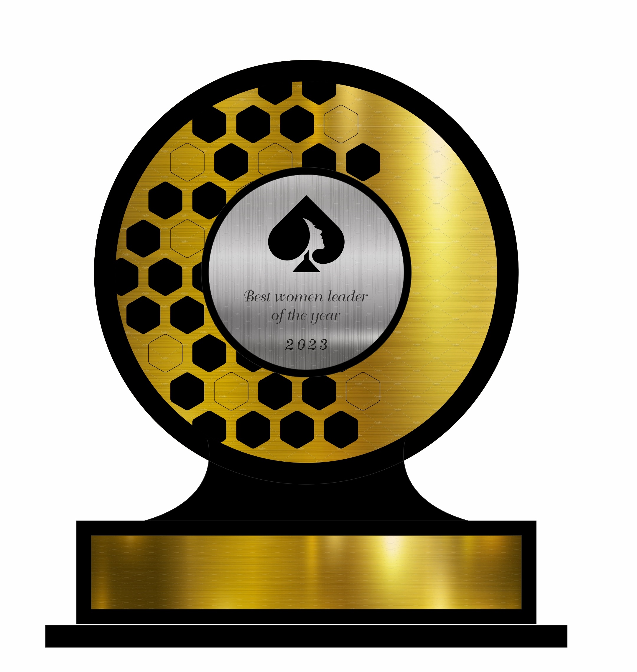imagem do arquivo vetor para download Troféu Melhor Líder Feminina