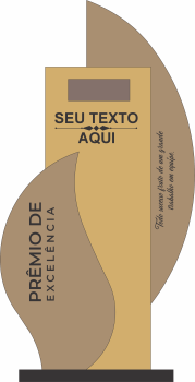 imagem do arquivo vetor para download Troféu de Excelência