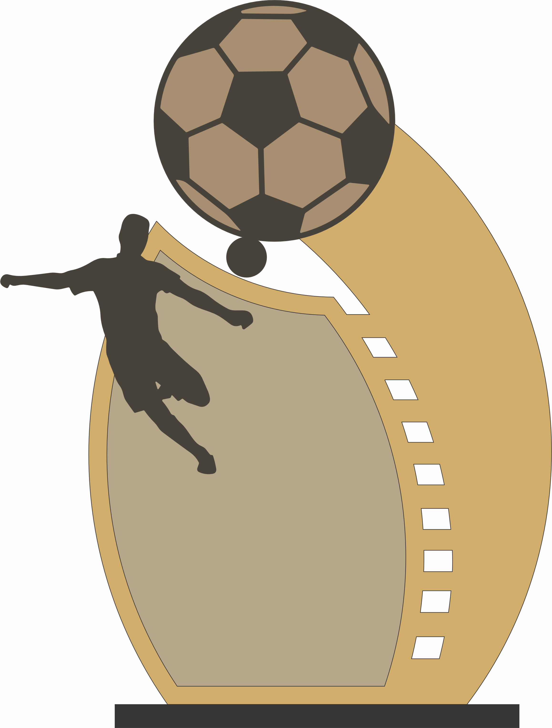 imagem do arquivo vetor para download Troféu de Futebol