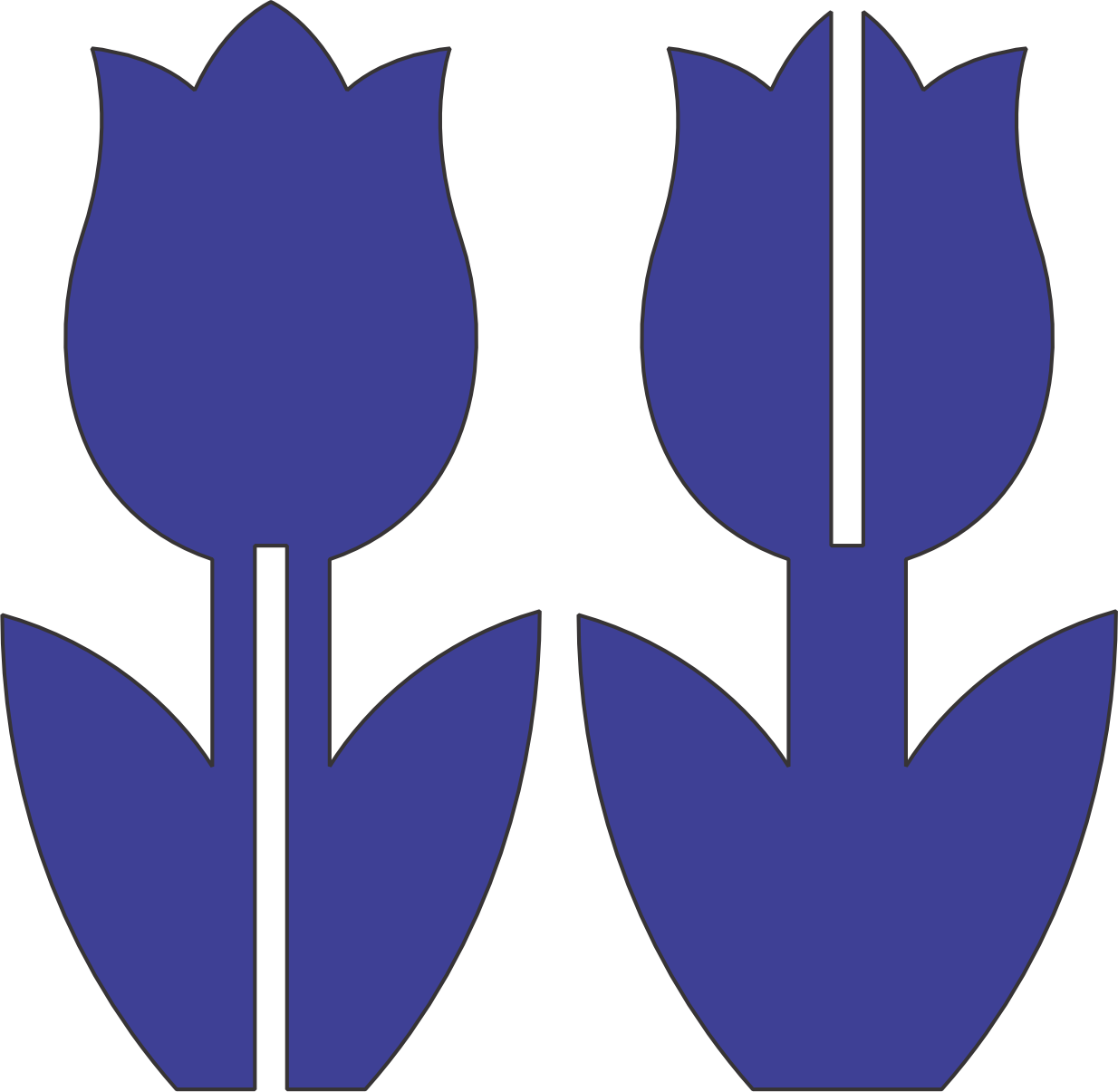 imagem do arquivo vetor para download Tulipa