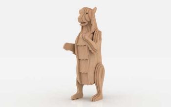 imagem do arquivo vetor para download Urso 3D