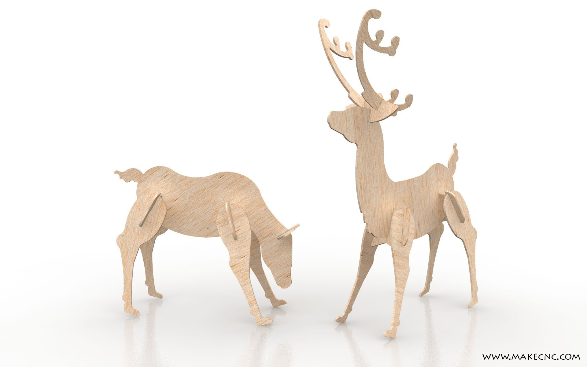 imagem do arquivo vetor para download Veado 3d