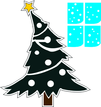 imagem do arquivo vetor para download Vetor Arvore de natal 