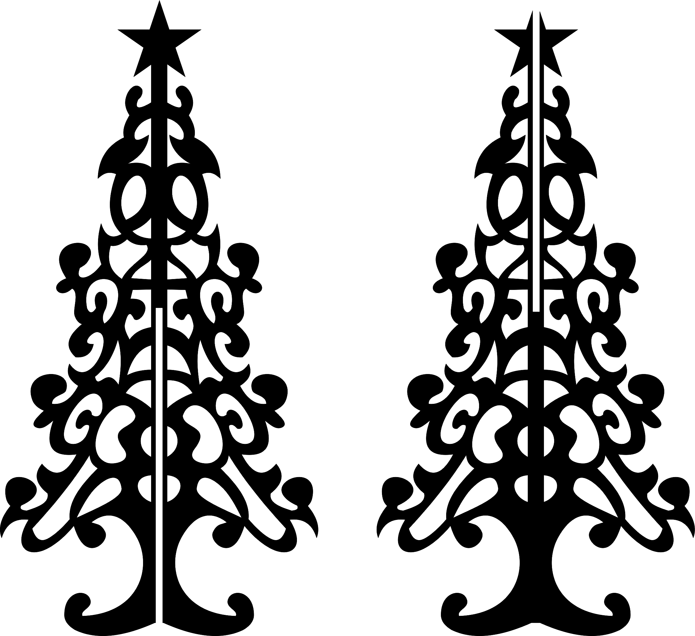 imagem do arquivo vetor para download Vetor Arvore natal 