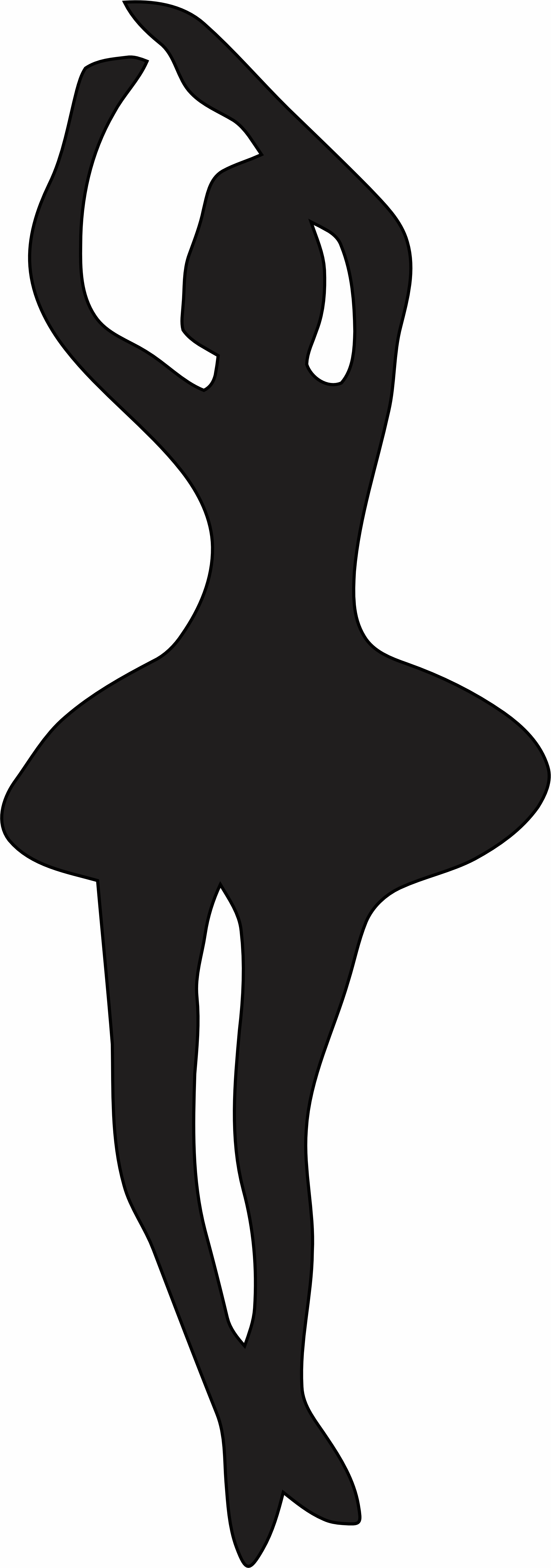 imagem do arquivo vetor para download Vetor Bailarina 