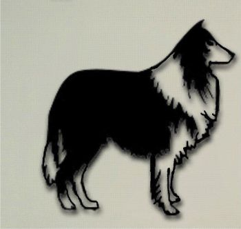 imagem do arquivo vetor para download Vetor Cachorro Colie