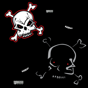 imagem do arquivo vetor para download Vetor Caveira 