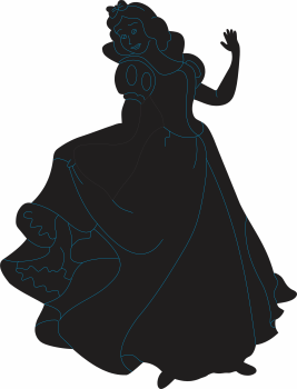 imagem do arquivo vetor para download Vetor Cinderela 