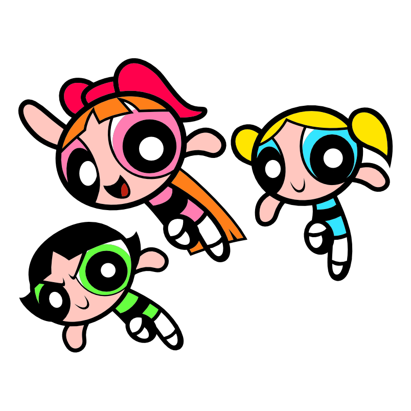 imagem do arquivo vetor para download Vetor Meninas Super Poderosas 