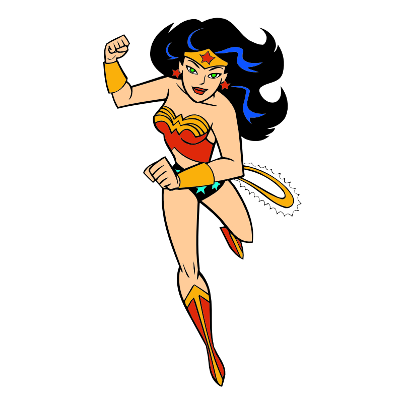 imagem do arquivo vetor para download Vetor Mulher Maravilha 