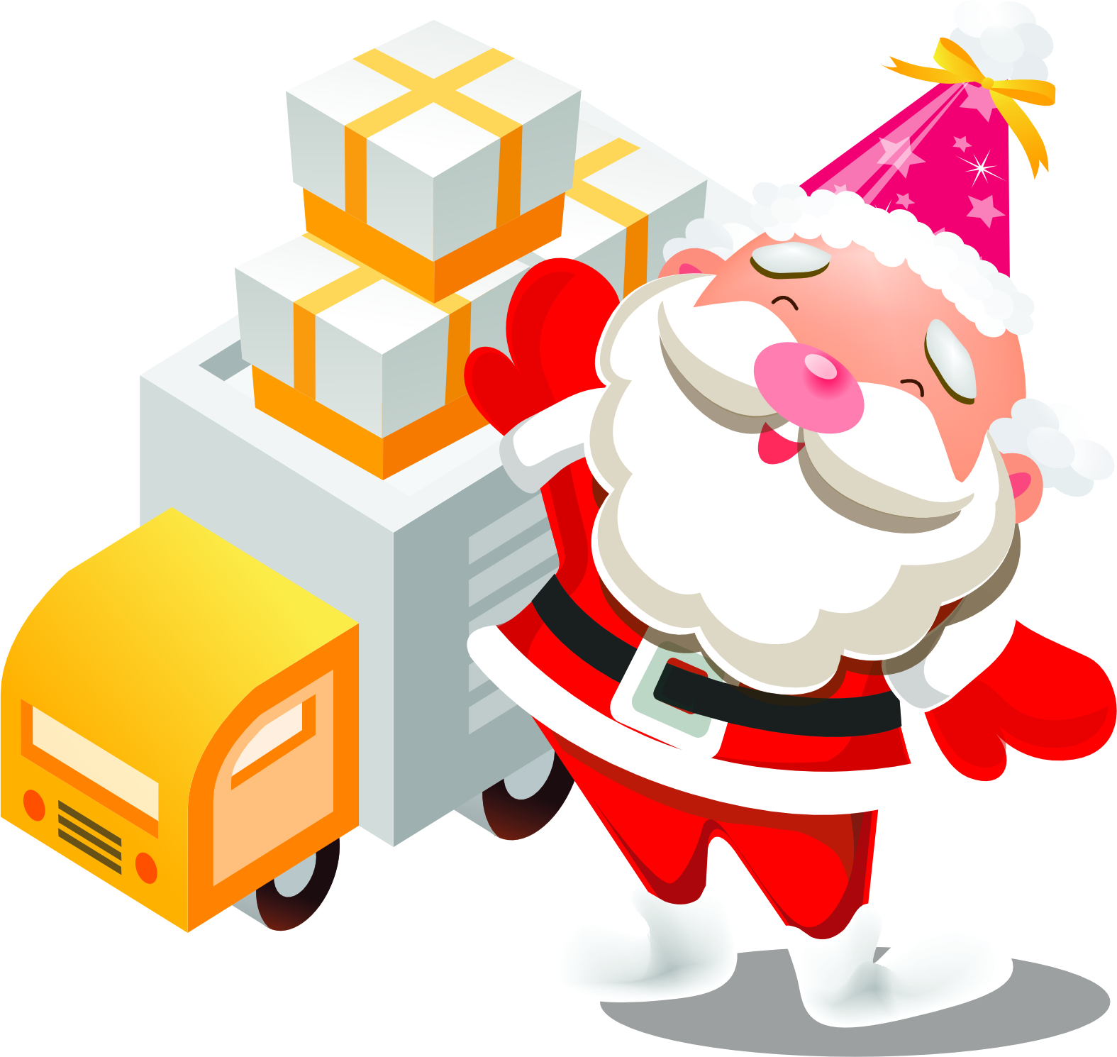 imagem do arquivo vetor para download Vetor Natalino papai Noel