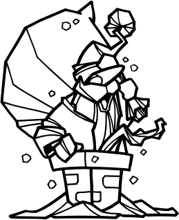 imagem do arquivo vetor para download Vetor Papai Noel com saco de presentes