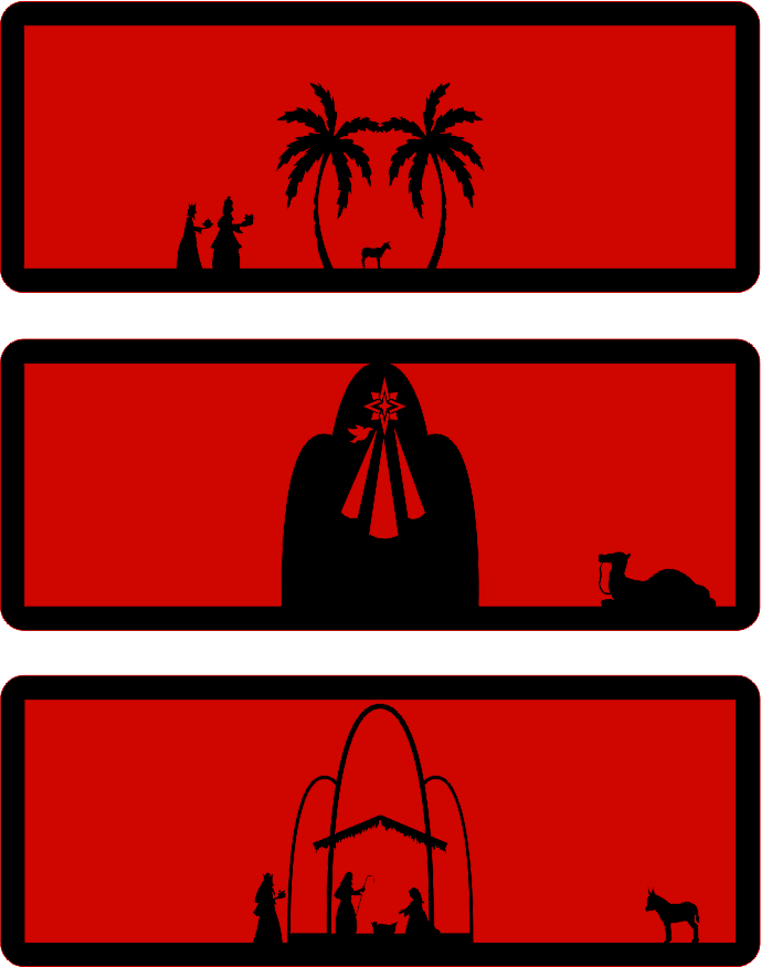 imagem do arquivo vetor para download Vetor Quadro Natalino 