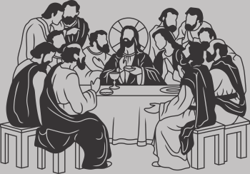 imagem do arquivo vetor para download Vetor Santa Ceia