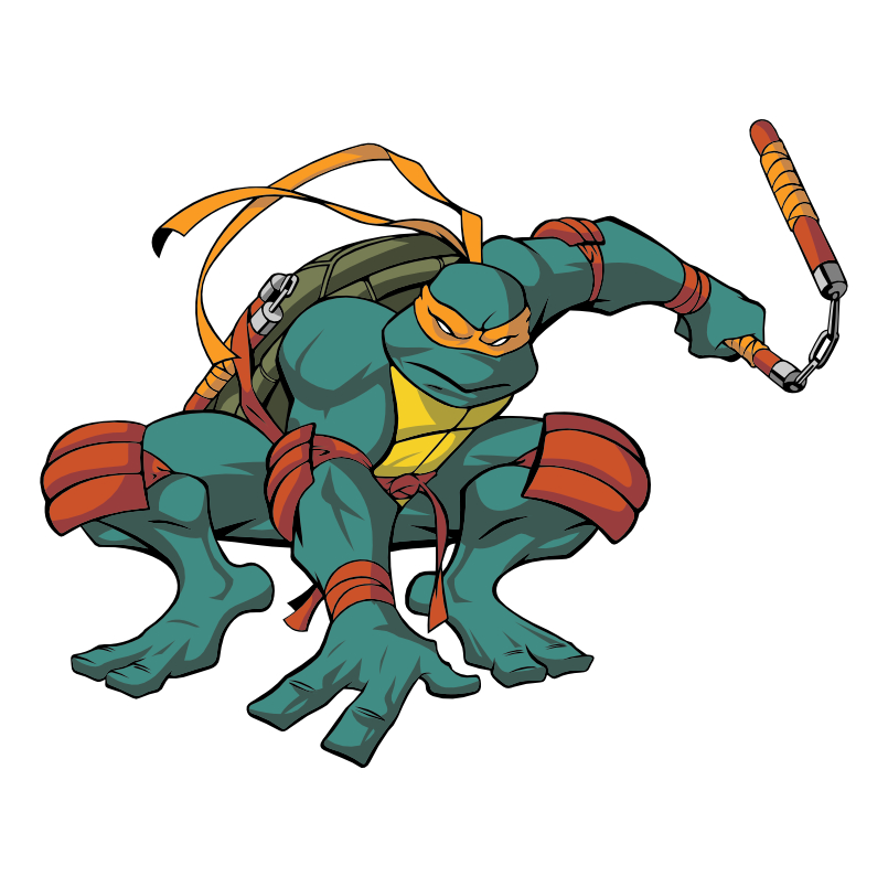 imagem do arquivo vetor para download Vetor Tartaruga ninja 