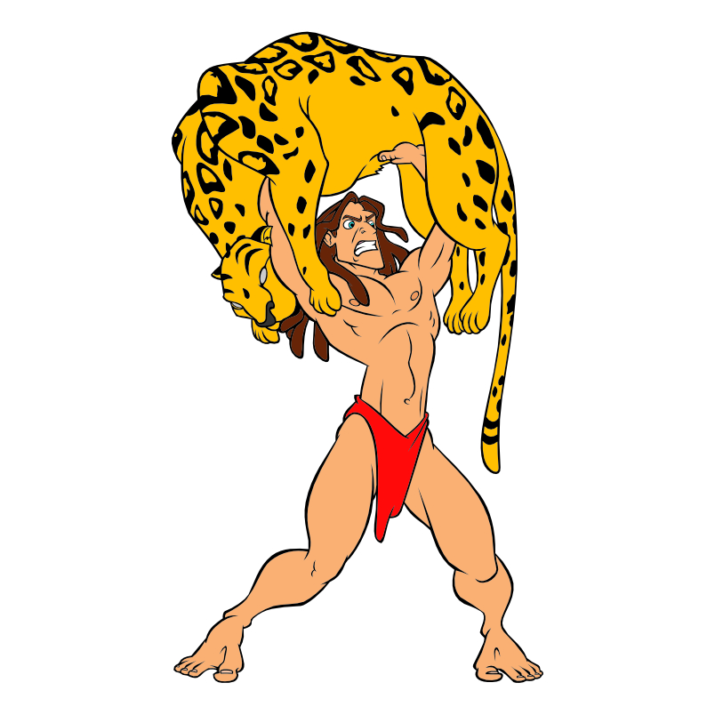 imagem do arquivo vetor para download Vetor Tarzan 