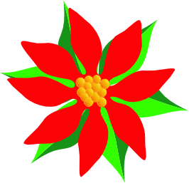 imagem do arquivo vetor para download Vetor  Flor Natalina