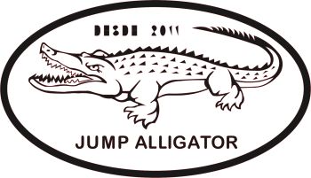 imagem do arquivo vetor para download Vetor  Jump Alligator