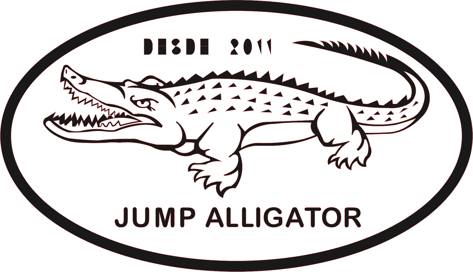 imagem do arquivo vetor para download Vetor  Jump Alligator