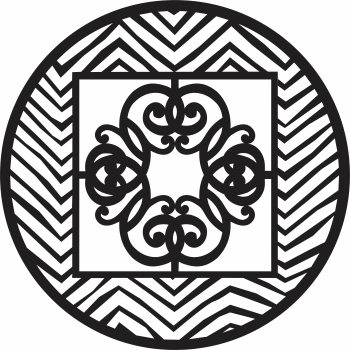 imagem do arquivo vetor para download Vetor  Mandala