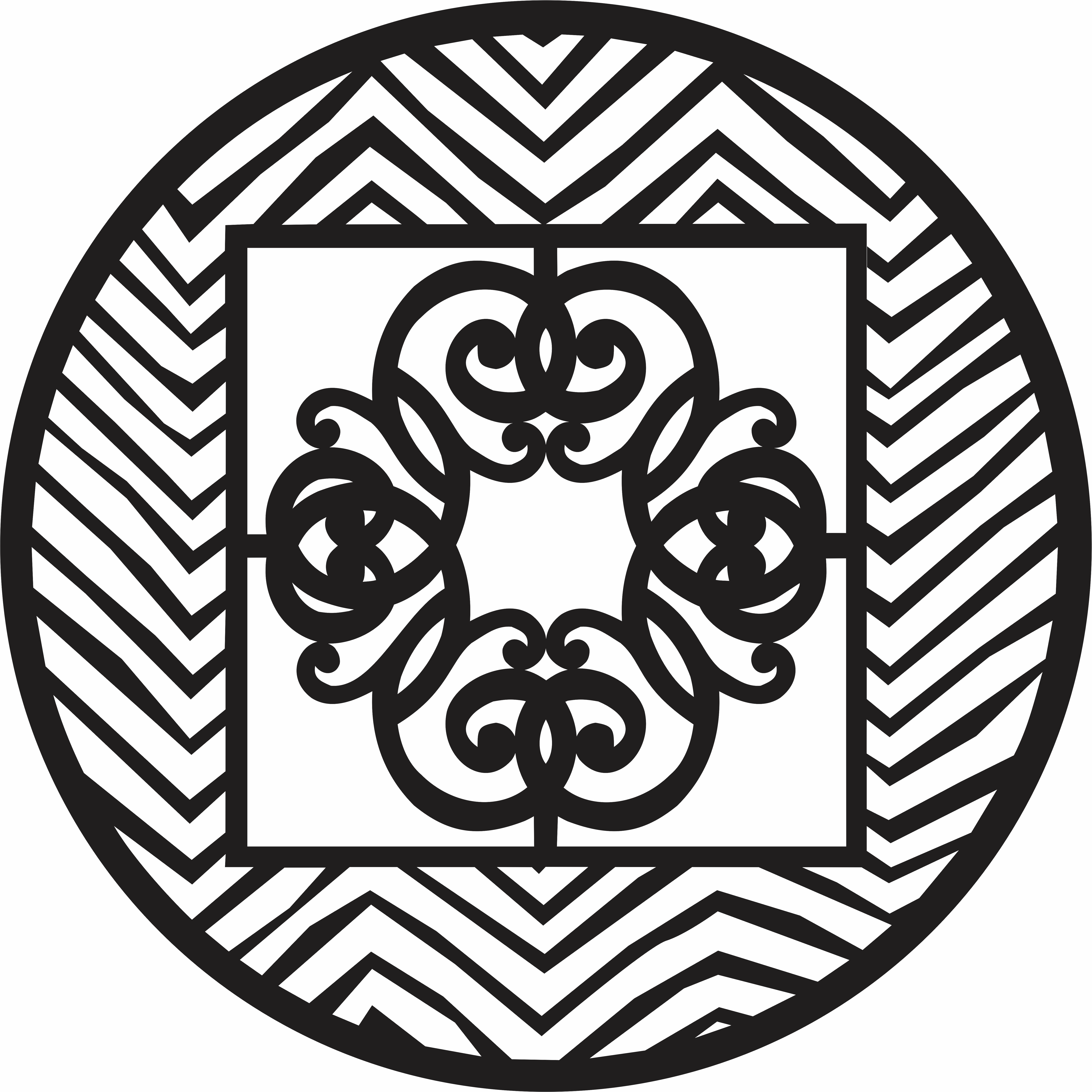 imagem do arquivo vetor para download Vetor  Mandala