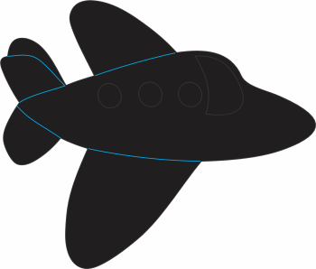 imagem do arquivo vetor para download Vetor avião 