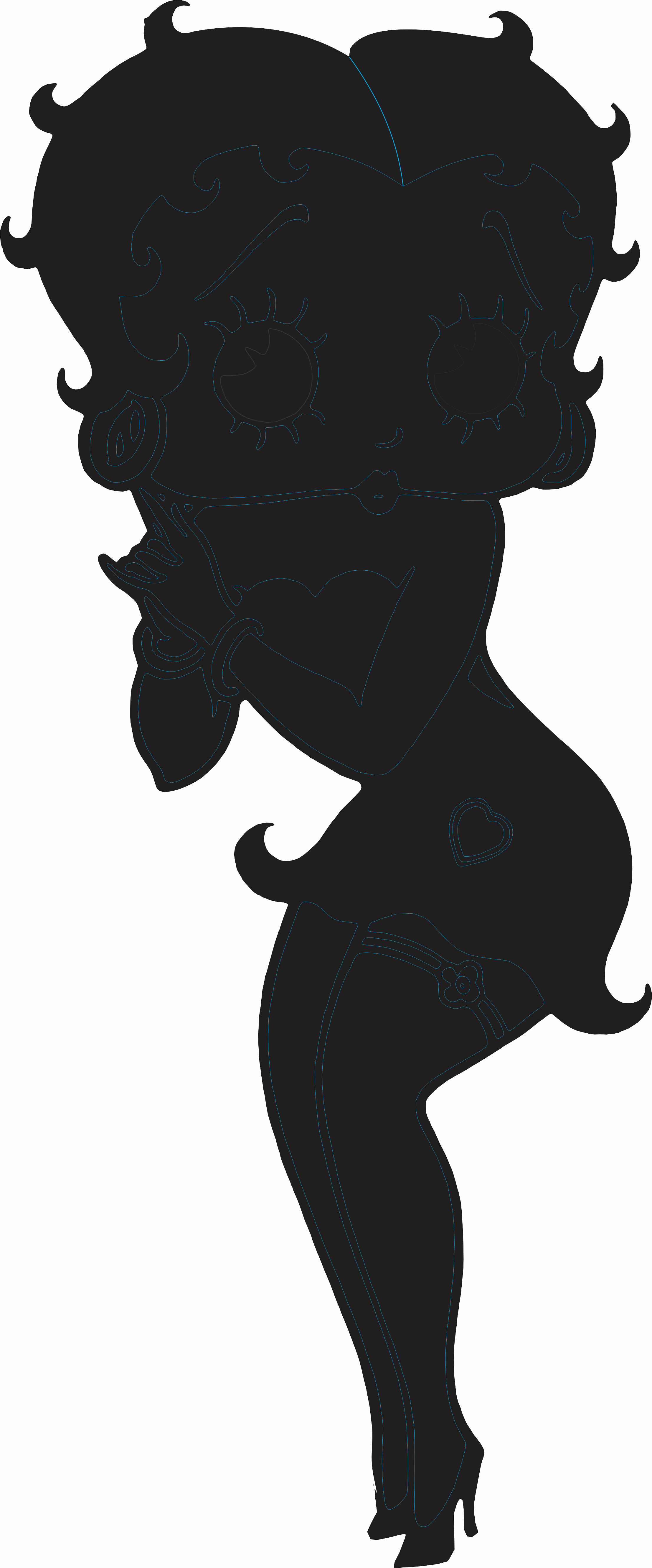 imagem do arquivo vetor para download Vetor bettyboop