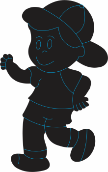 imagem do arquivo vetor para download Vetor boneco 