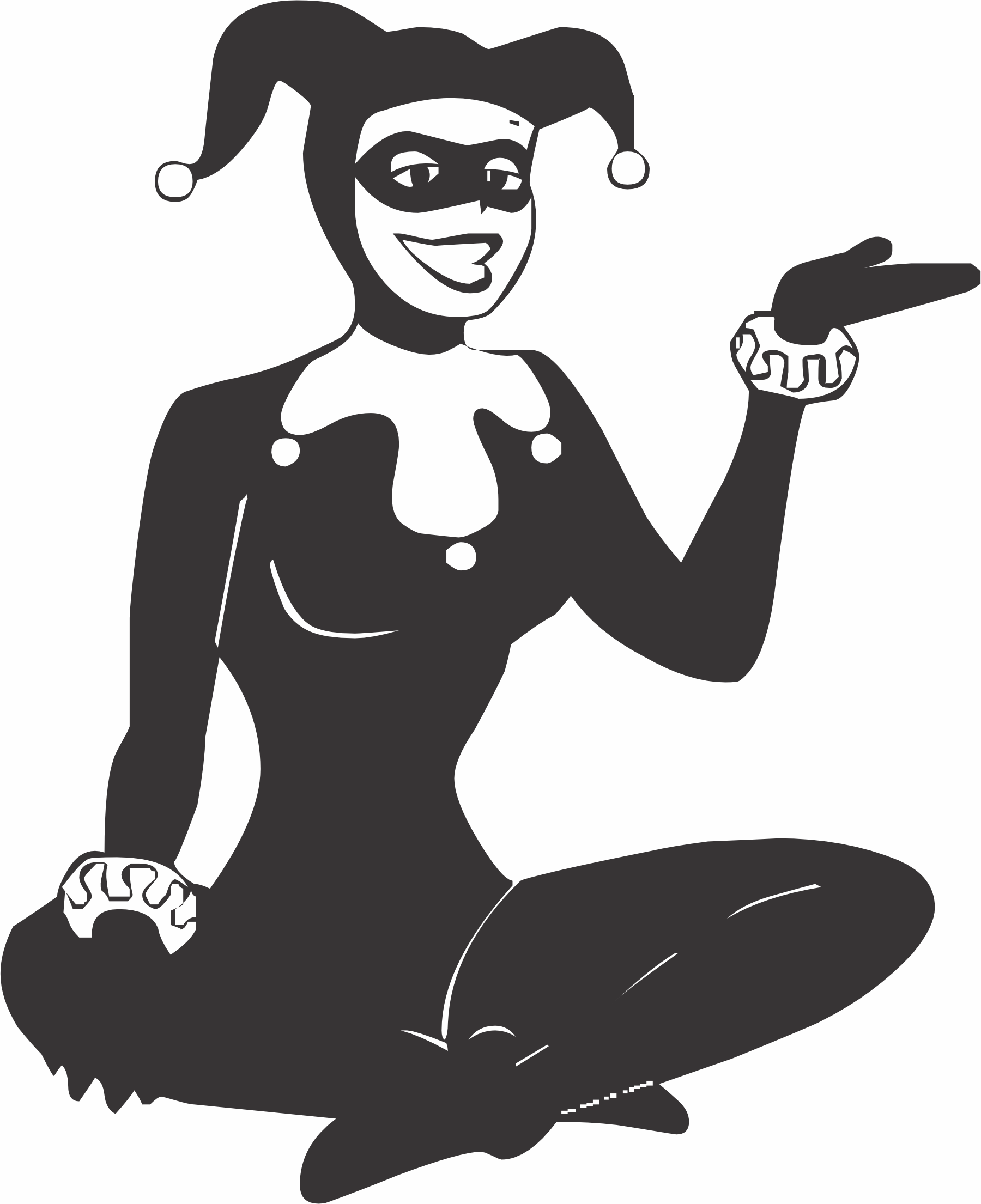 imagem do arquivo vetor para download Vetor da Arlequina