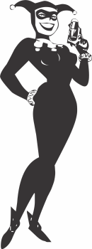 imagem do arquivo vetor para download Vetor da Arlequina